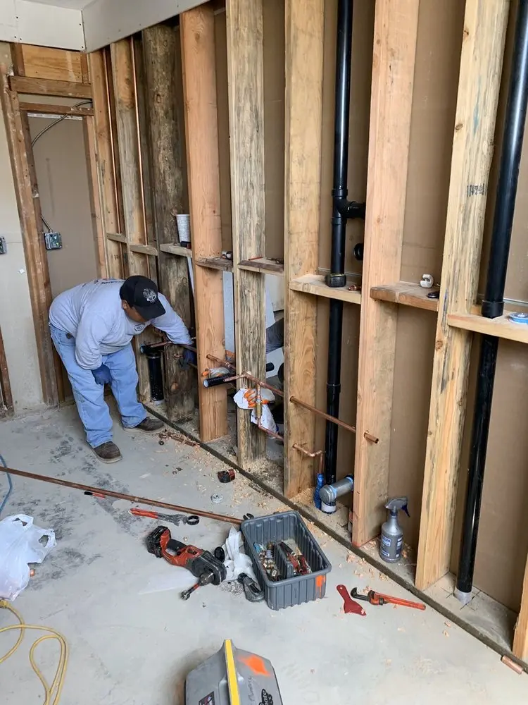 Commercial rough-in plumbing for Gas Line Repair in Eola